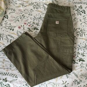 TNA Olive Wide Leg Pants